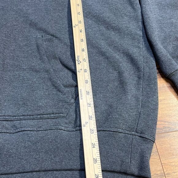 Vintage 90’s Y2K Foot Locker Men's 2XL Dark Gray Hoodie - Picture 4 of 7